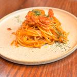 ワタリガニのクリームパスタ
