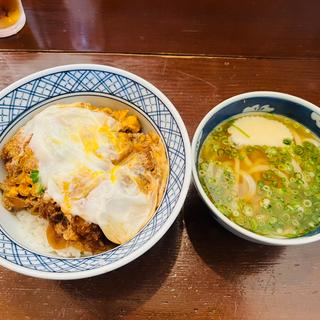 かつ丼麺セット