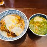 かつ丼麺セット