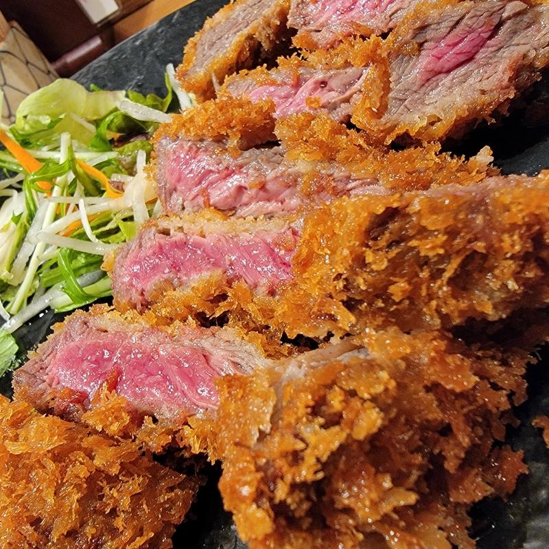 牛かつ膳セミダブル1.5枚(牛かつと和酒バル koda)