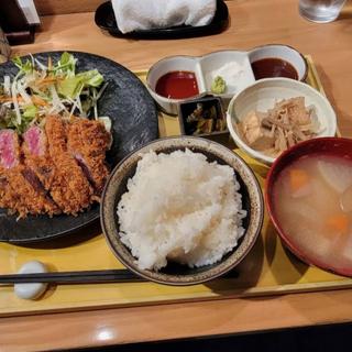 牛かつ膳セミダブル1.5枚(牛かつと和酒バル koda)