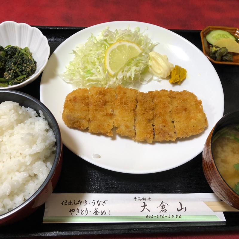 とんかつ定食(大倉山南林間)