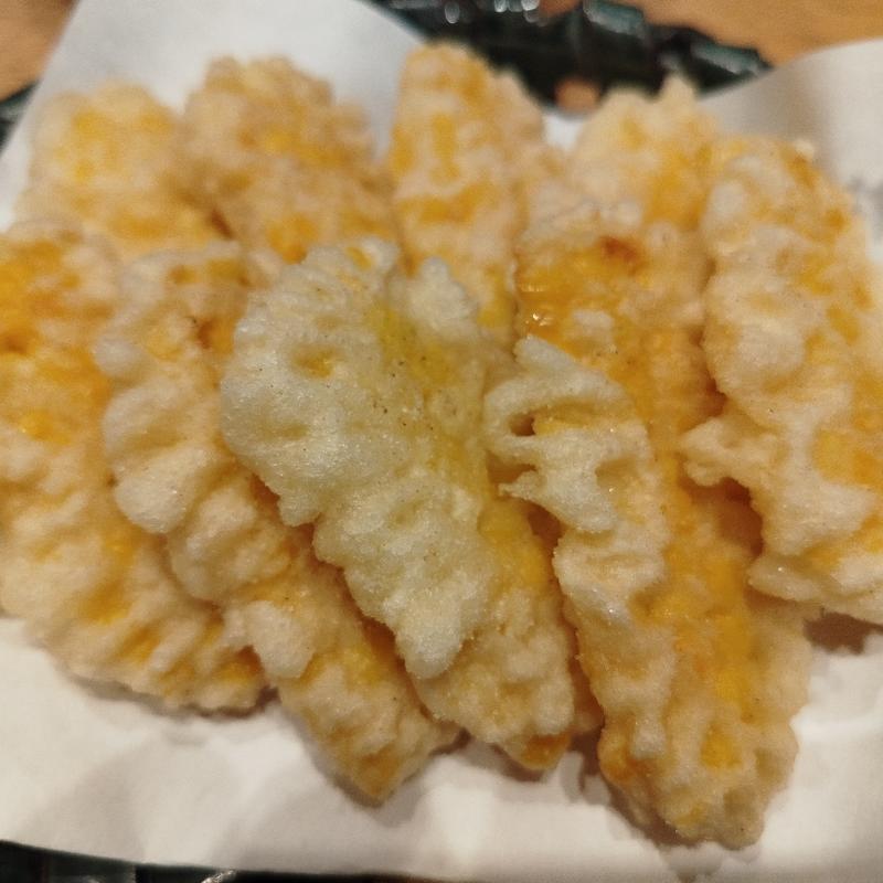 とうもろこしの天ぷら(東)