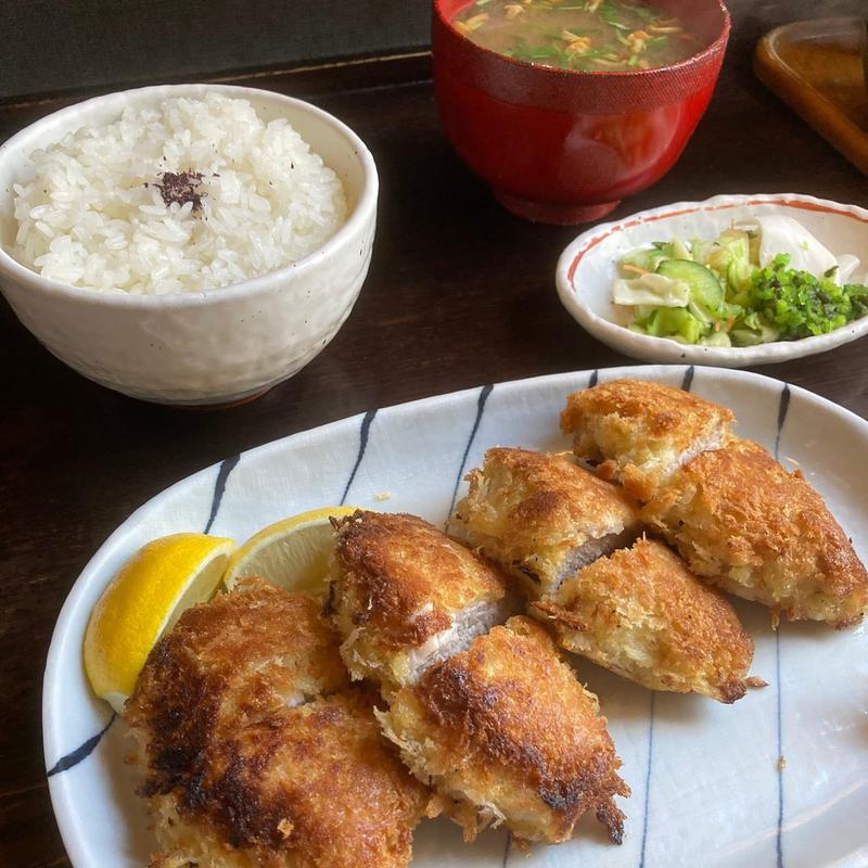 ヒレ焼きカツ定食(仁亭 （じんてい）)