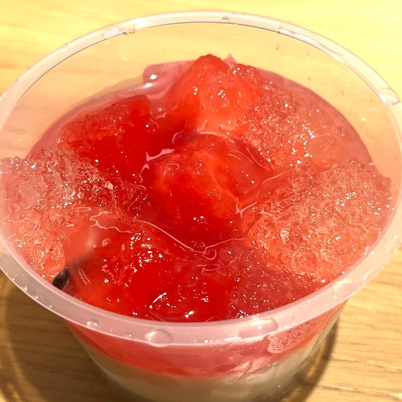 長野県産スイカの杏仁豆腐(ローソン Ｈ台場駅前店)