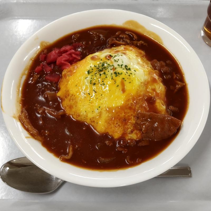 コク旨トマトのオムハヤシライス(葛飾区役所　食堂 )