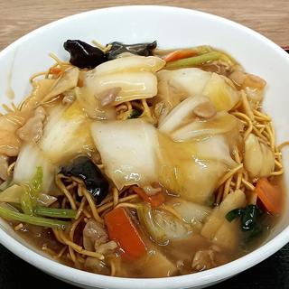 五目餡掛け固焼きそば(たきふく)