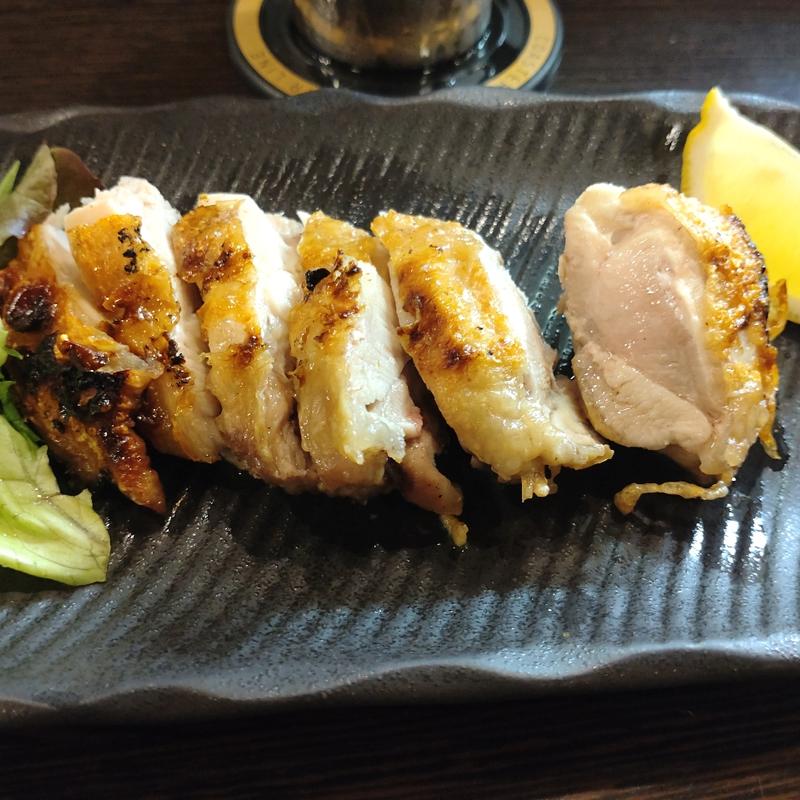 十文字鶏もも岩塩焼き(まいう亭 （まいうてい）)