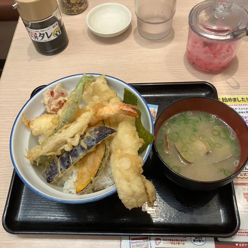 一本真穴子天丼(天丼・天ぷら本舗 さん天 門真大橋店)