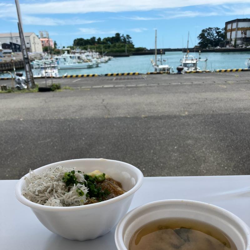 生しらす漁師漬け丼(漁業直営　どんぶりハウス)