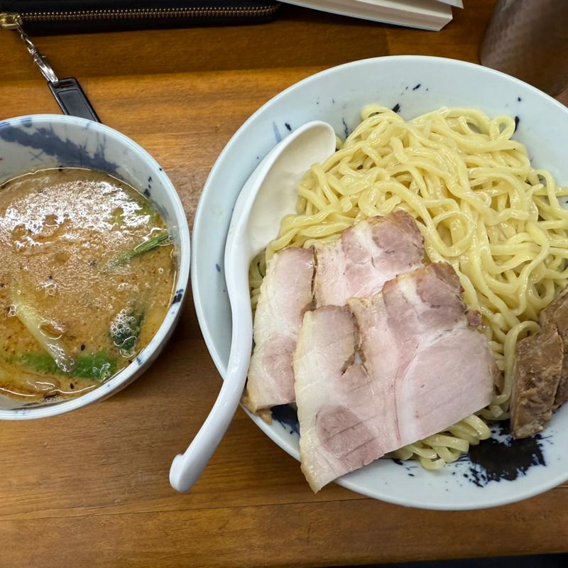 つけめん鰹肉増し、大盛り(Made in Tokyo らーめん 松)