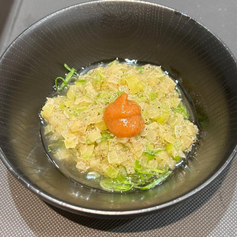 単品"レモン風味"のねぎ塩ダレ(松のや 中野坂上店)