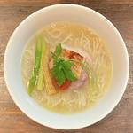 3種の地鶏の冷やし塩らぁめん