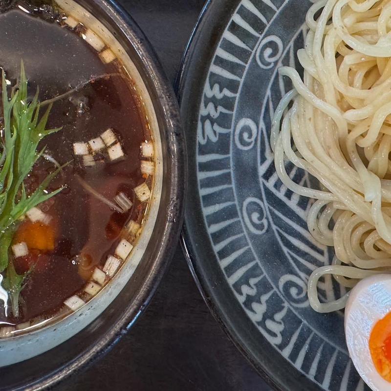 醤油つけそば(わさらび )