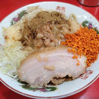 まぜそば(ミニ) 豚入り200g(ラーメン鷹の目 北千住店)
