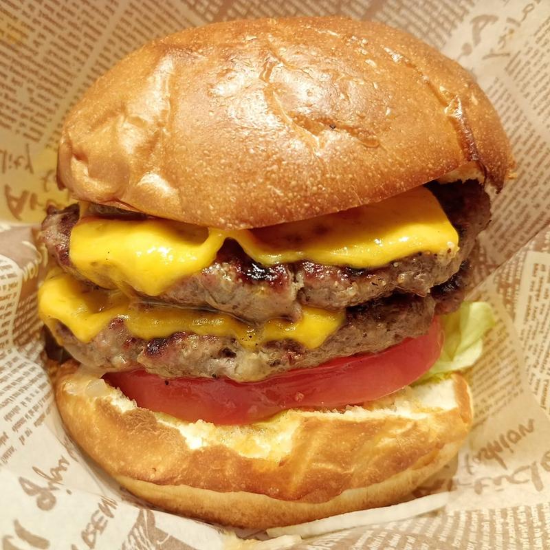 ダブルチーズバーガー(ビッグボーイ 二子玉川店)