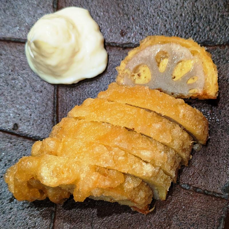 からし蓮根(炭火屋台居酒屋 えんがわ武蔵小杉)