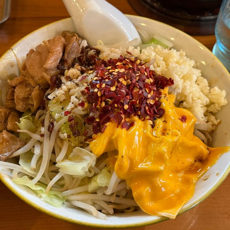 汁なし鶏郎 〜旨辛ver(麺や暖咲)