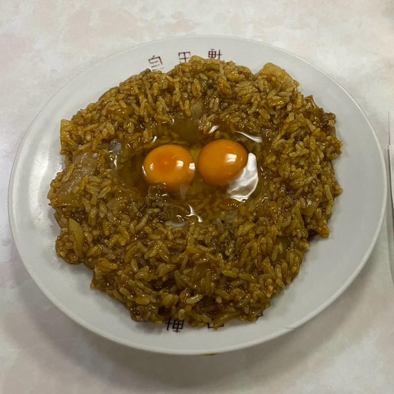 名物カレー(大盛り)(自由軒 難波本店)