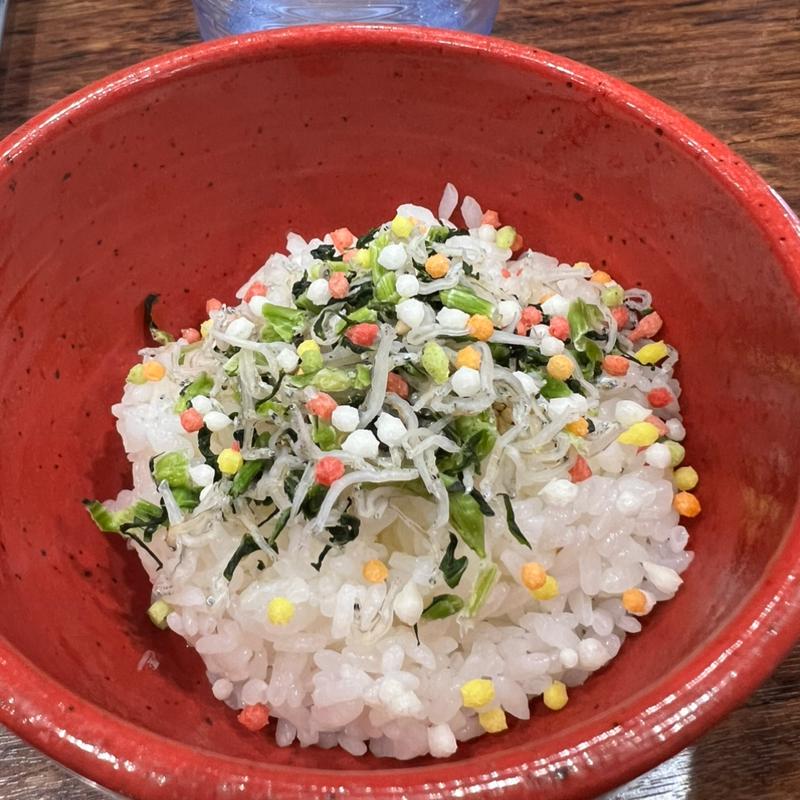 お茶漬けセット(野沢菜)(鴨と鶏 中華そば 大林)