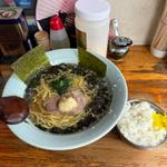 黒バラ海苔ラーメン　半ライス(ラーメンショップ椿 上彦川戸店)
