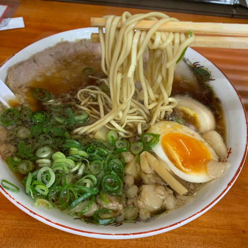 尾道ラーメン味玉乗せ(永潤 福山西店)
