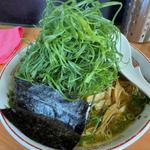 醤油ラーメン 大盛り 九条ネギ