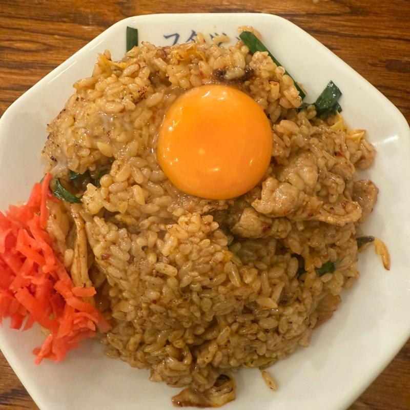 豚キムチ焼きめし(極濃湯麺 フタツメ 貝沢店)