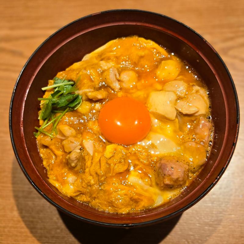 極･特上親子丼
(小鉢･味噌汁･香の物付き)(鴨と醸し 鼓道)