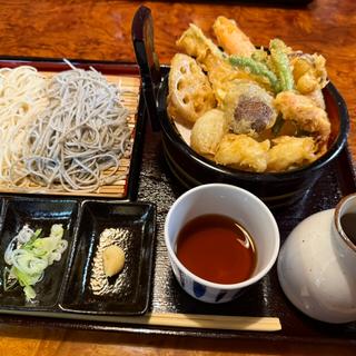 天ざる胡麻素麺