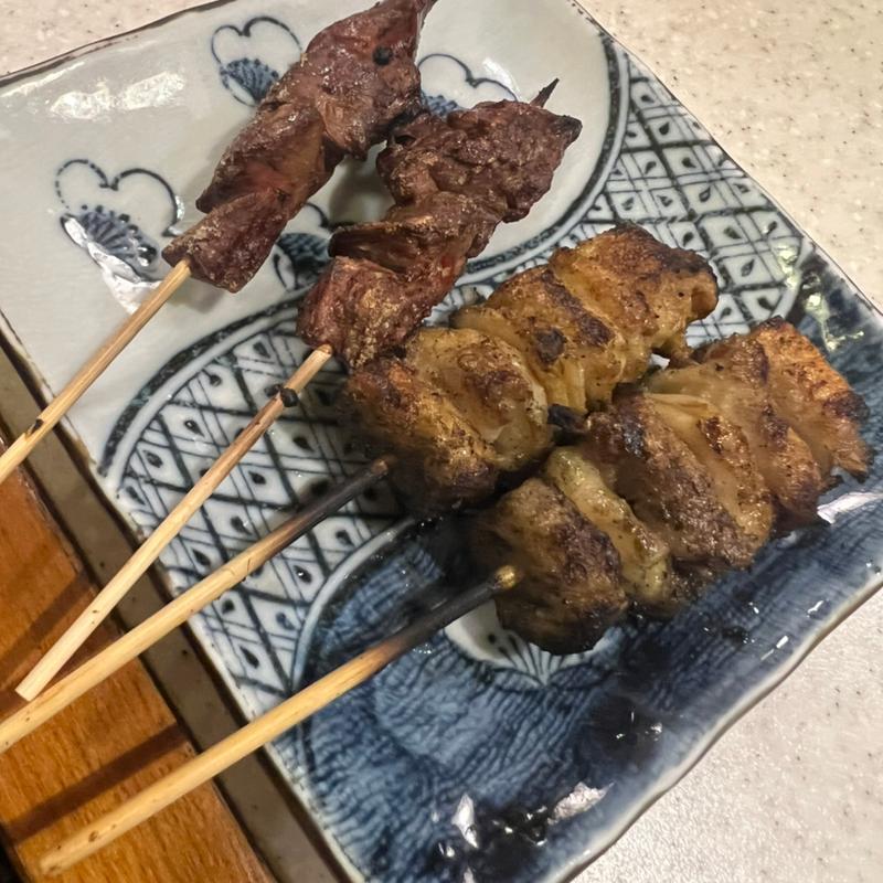 皮串 レバー串(とりさだ)