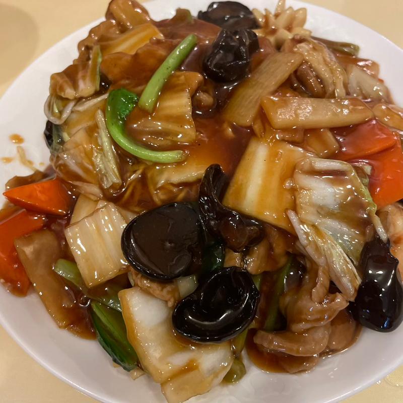 五目焼きそば(萬新菜館 関内店)