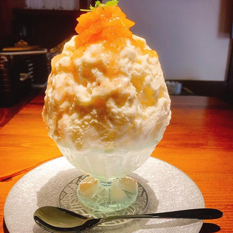 酒粕クリームチーズとスモモと梅ジュレ(flat sake bar)