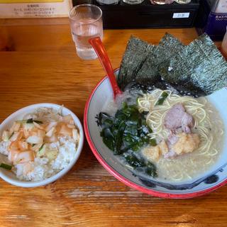 塩ラーメン　半ライス