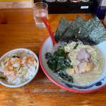 塩ラーメン　半ライス(椿　ラーメンショップ 木立店 )