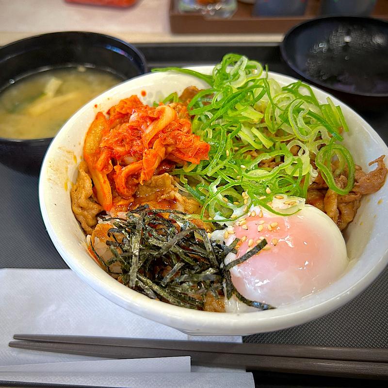 牛ビビン丼(松屋 喜多見店)