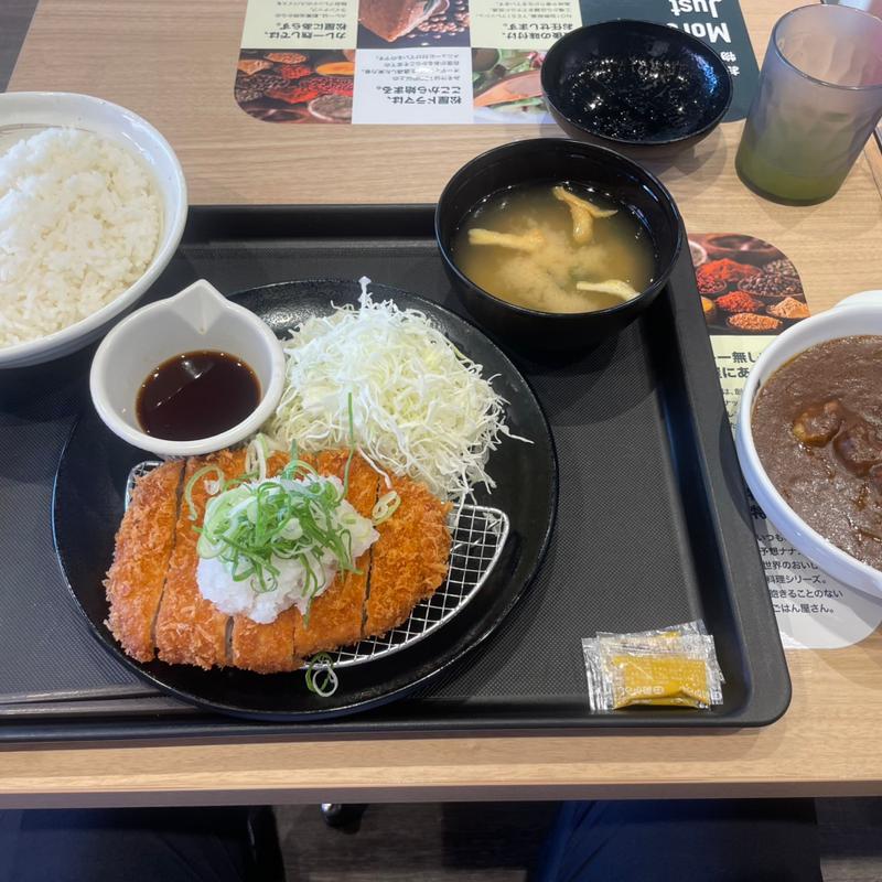 おにおろしカツ定食・牛タンカレー(松屋 沼津店 )