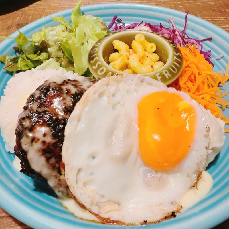 濃厚たっぷりチーズのロコモコ(ソライロキッチン モアナ 枚方モール店)