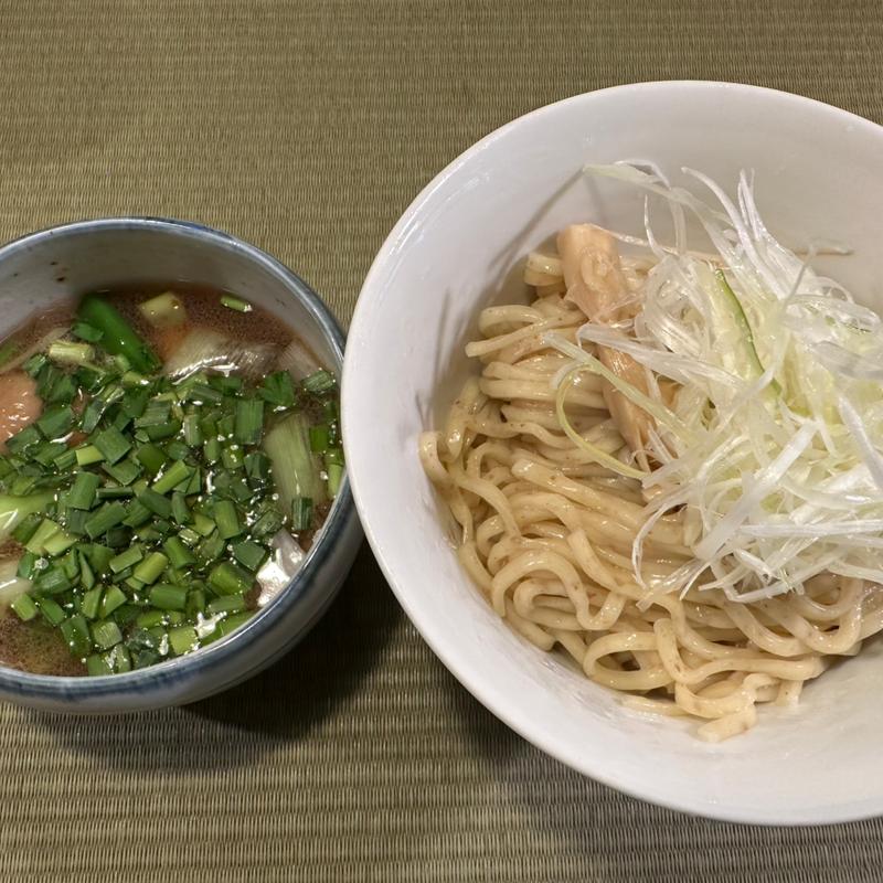 鴨汁つけそば(らーめん 鴨&葱)