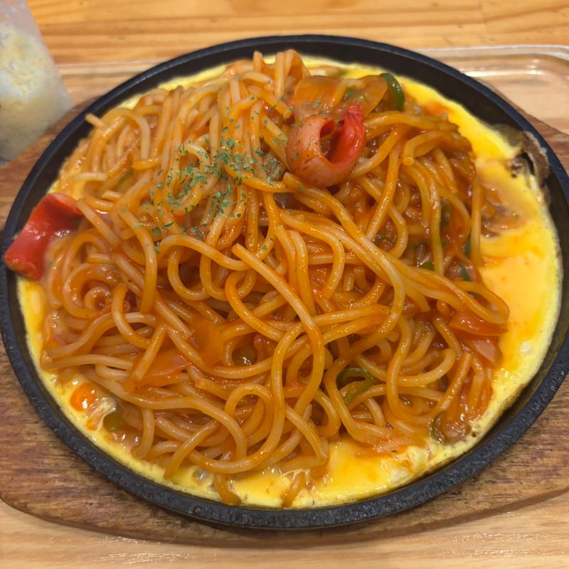 昔ながらのナポリタンランチWサイズ(まんが喫茶　ログキャビン 岡崎若松店 )