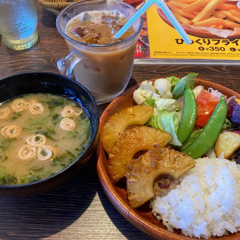 彩パインディッシュセット(びっくりドンキー 南熊本店 )