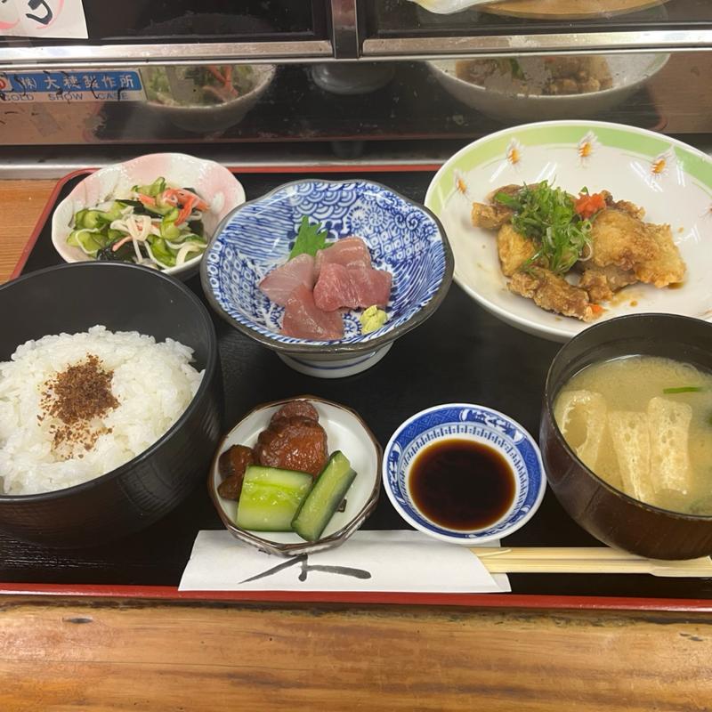 日替わり定食（魚の竜田揚）(御食事処敏)