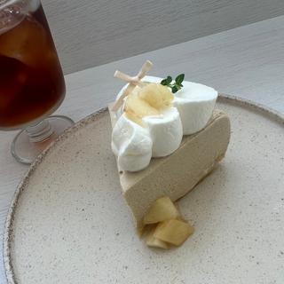 桃と紅茶のレアチーズケーキ(cafe nom.)
