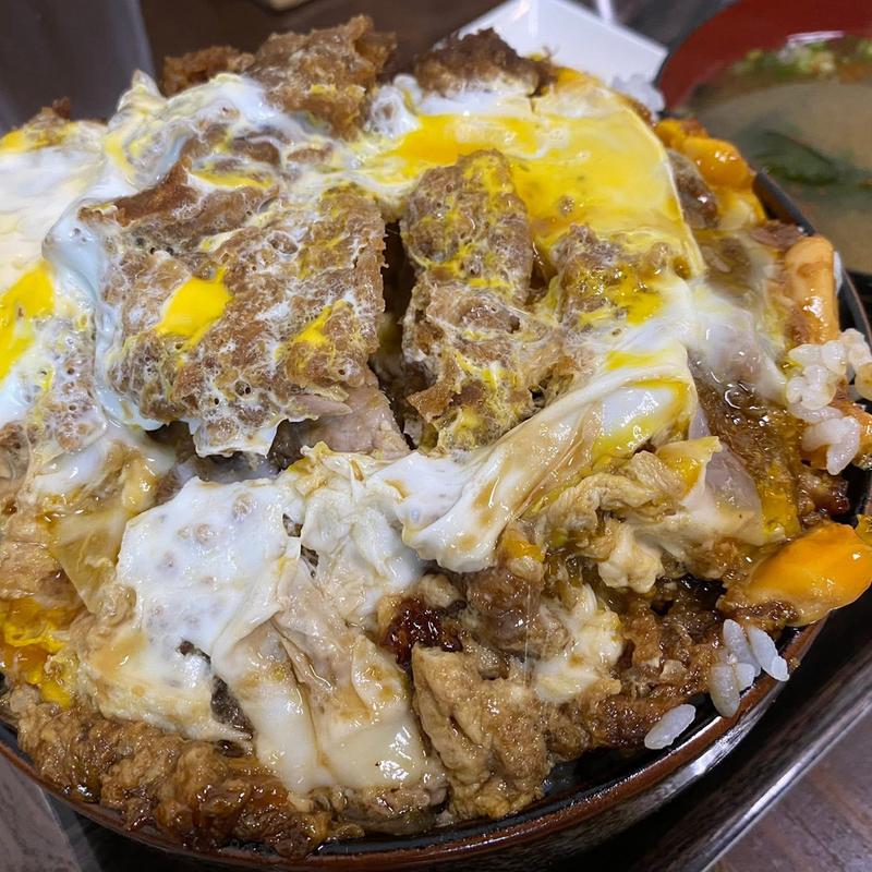 カツ丼 大盛り(定食＆手打ちうどん アライ)