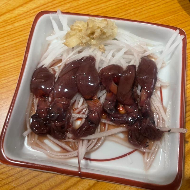 ホタルイカの沖漬け(武州うどんあかね&みどりダイニング)