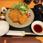 アジフライ三枚定食