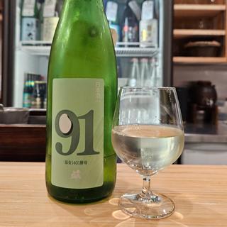 秋田「千歳盛 低精白純米91%」(市ヶ谷 灯火)