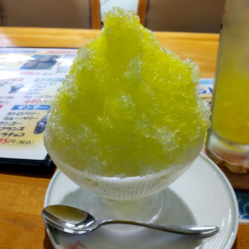 かき氷レモン(味処あづまね )