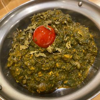 ほうれん草キーマカレー