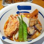 夏野菜のさっぱり鬼おろし冷やし麺